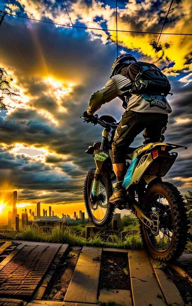 Bikers home screen wallpaper - MirrorLog